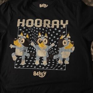 Bluey Blue Graphic T-Shirt